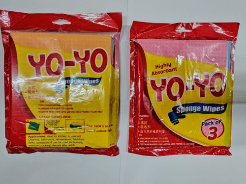 3Pcs Yo-Yo Sponge Wipes