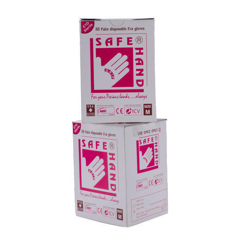 Safe Hand EVA Gloves Sterile With Adhesive Grip By PREMIUM HEALTHCARE DISPOSABLES PVT. LTD.