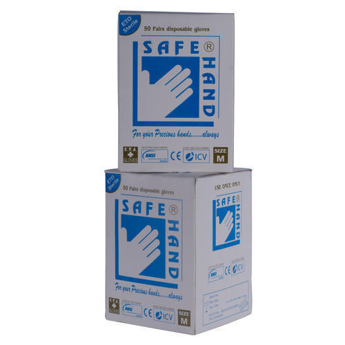 Safe Hand EVA Gloves Sterile Without Adhesive Grip 