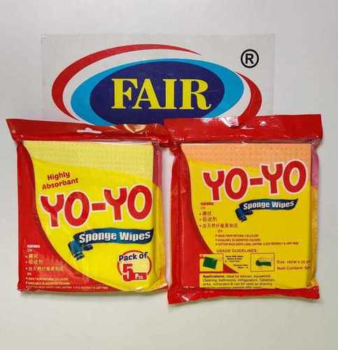 5pcs Yo-Yo Sponge Wipes