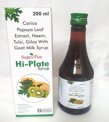 Hi -Plate syrup