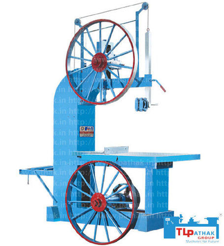 Blue Vertical Bandsaw