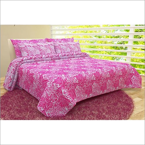 Pink Classical Cotton Bed Sheet