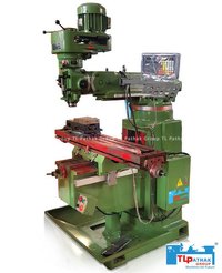 Ram Turret Milling Machine - Electric Power 230-380, Green Color | 1 Year Warranty, Automatic Operating Type For Industrial Use