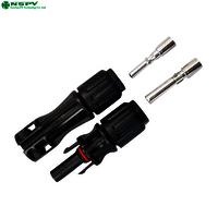 1500vdc 65a Solar Cable Connectors Ip68 Waterproof 10mm Male And Female Pv Cable Connectors - Cable Length: Customized  Meter (m)