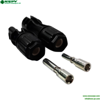 1500VDC 65A Solar Cable Connectors IP68 Waterproof 10mm Male And Female PV Cable Connectors