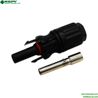 1500VDC 65A Solar Cable Connectors IP68 Waterproof 10mm Male And Female PV Cable Connectors