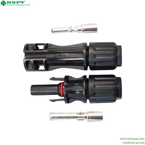 1500VDC 65A Solar Cable Connectors IP68 Waterproof 10mm Male And Female PV Cable Connectors