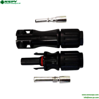 1500VDC 65A Solar Cable Connectors IP68 Waterproof 10mm Male And Female PV Cable Connectors