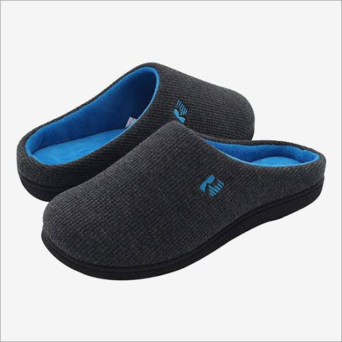 Multicolor Mens Winter Antiskid Slippers