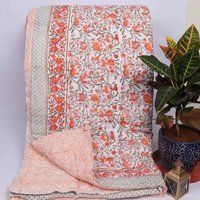 Handblock Printed Cotton Fine Quilts