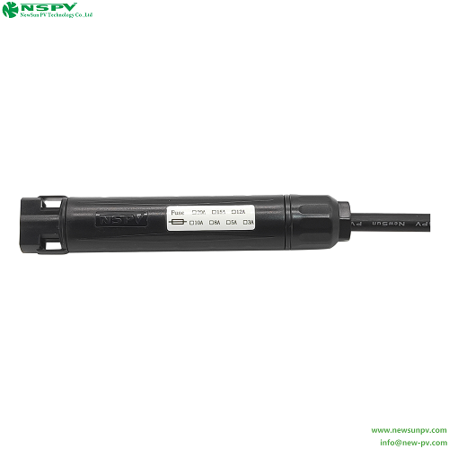 PV4.0 Solar Inline Fuse Connectors PV Fuse Holder Male Cable End 1000VDC 30A Solar Fuse Connector