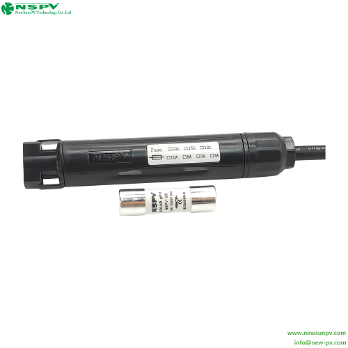 PV4.0 Solar Inline Fuse Connectors PV Fuse Holder Male Cable End 1000VDC 30A Solar Fuse Connector