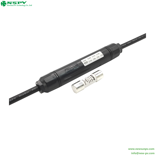 IP67 Waterproof Solar Connectors 1000VDC PV Inline Fuse Connectors For Solar System Protection