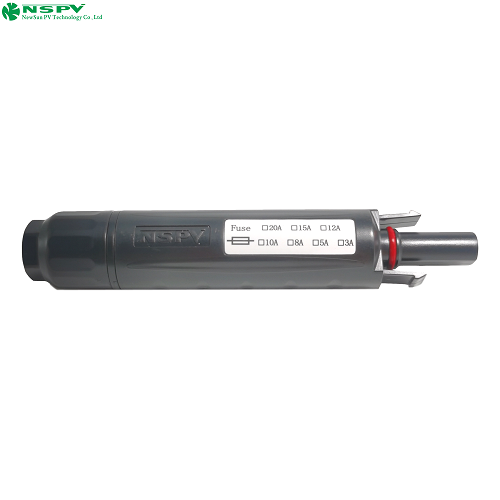 Waterproof PV4.0 Solar Fuse Connectors 1000VDC PV Inline Fuse Connectors For Solar System Protection