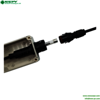 IP68 Waterproof Solar Panel Fuse Connectors 1500VDC 50A TUV PV Panel Fuse Connector 4PFC Solar Inline Fuse Connector