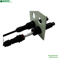 IP68 Waterproof Solar Panel Fuse Connectors 1500VDC 50A TUV PV Panel Fuse Connector 4PFC Solar Inline Fuse Connector