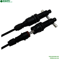IP68 Waterproof Solar Panel Fuse Connectors 1500VDC 50A TUV PV Panel Fuse Connector 4PFC Solar Inline Fuse Connector