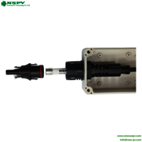 TUV Waterproof Solar Panel Fuse Connectors 1500V PV Fuse Connectors With Inline Fuse 4PFF Solar Inline Fuse