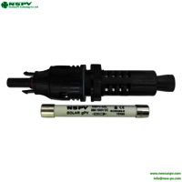 TUV Waterproof Solar Panel Fuse Connectors 1500V PV Fuse Connectors With Inline Fuse 4PFF Solar Inline Fuse