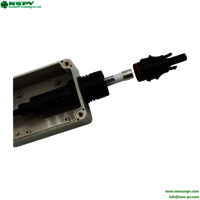 TUV Waterproof Solar Panel Fuse Connectors 1500V PV Fuse Connectors With Inline Fuse 4PFF Solar Inline Fuse
