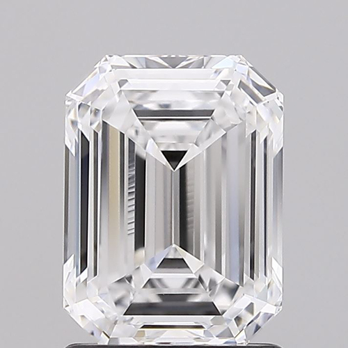 1.50 Carat VVS1 Clarity EMERALD Lab Grown Diamond