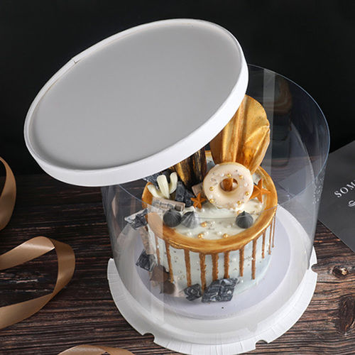 TRANS-CAKE BOX PVC JAR