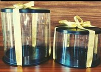 TRANS-CAKE BOX PVC JAR