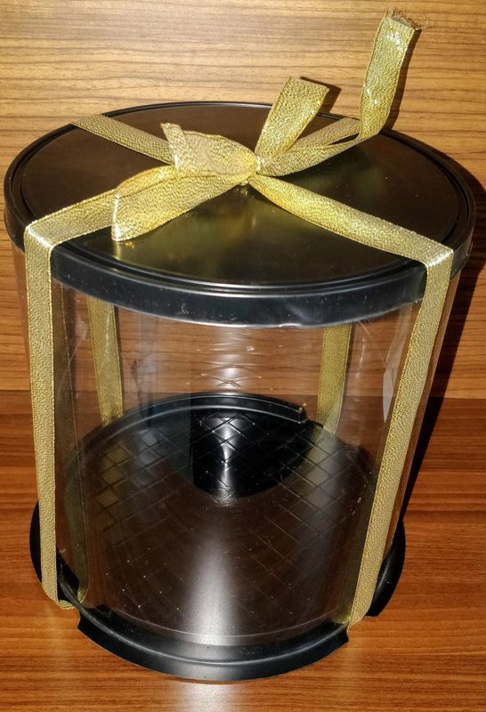 TRANS-CAKE BOX PVC JAR