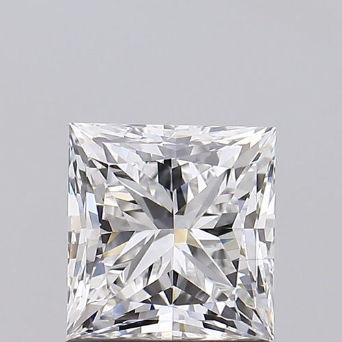 E 1.50 Carat Si1 Clarity Princess Lab Grown Diamond