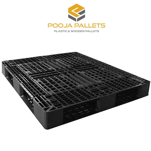 Black Heavy Support Plastic Pallet