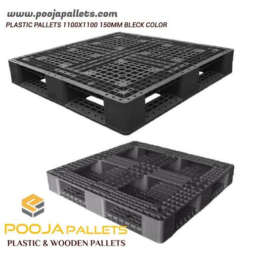 Black Grid Surface Plastic Pallet