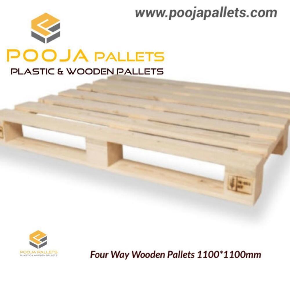 Euro Wooden Pallet - Color: Brown