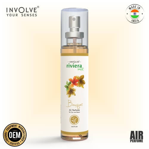 Involve Riviera Mist Car Perfume Spray - Bouquet Fragrance Car Air Freshener Spray
