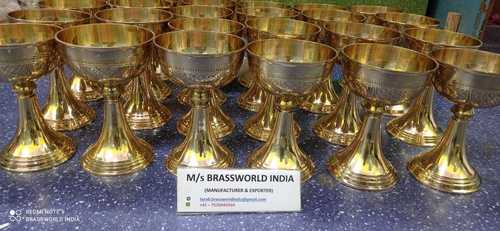 brass texture ciborium by brassworld india