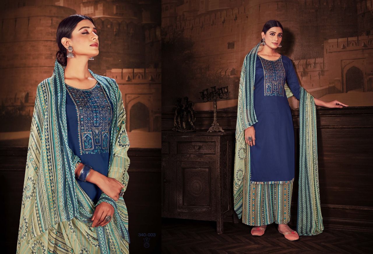 Trendy Palazzo Suit