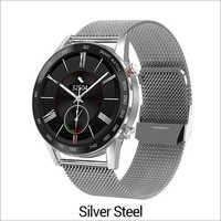 GAZZIFY R95T Silver Steel Smart Watch