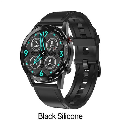 GAZZIFY R95T Black Silicone Smart Watch