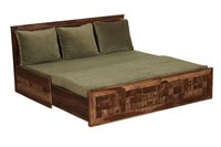Wooden Sofa Cum Bed