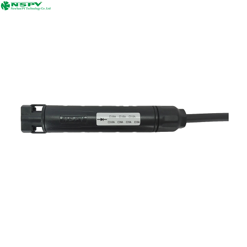 4D1 Solar Blocking Diode Male Cable Type 1000Vdc 10A Ip67 Waterproof Pv Diode Connectors - Color: Black