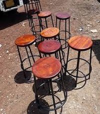 Physics Wooden Laboratory Stool