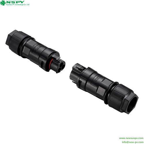 3P Solar AC Connectors With TUV Certificate 500V 50A Solar Inverter AC Wire Connectors AC Coupler