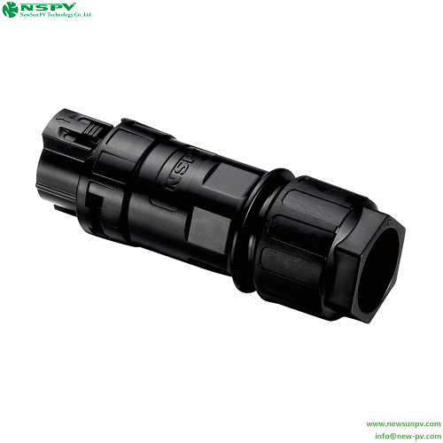 3P Solar AC Connectors With TUV Certificate 500V 50A Solar Inverter AC Wire Connectors AC Coupler