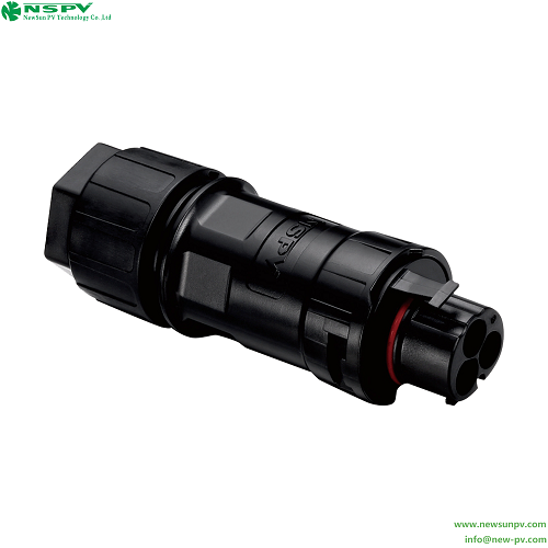 3P Solar AC Connectors With TUV Certificate 500V 50A Solar Inverter AC Wire Connectors AC Coupler