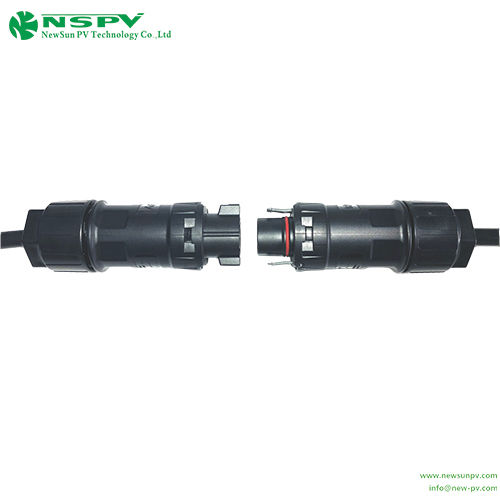 Solar AC Connector 3P IP68 Waterproof With TUV Certificate Cable Female To Cable Male Type For Hybrid Inverter