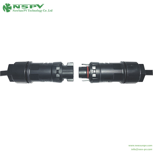 TUV Solar AC Connector 3P IP68 cable female to cable male type for hybrid inverter