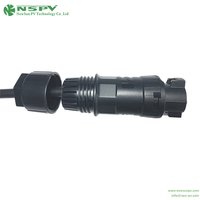 Waterproof Solar AC Connectors 3P AC Wire Connectors For Solar Inverter 500V AC Wire Coupler