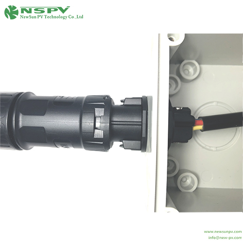 Waterproof Solar AC Connectors 3P AC Wire Connectors For Solar Inverter 500V AC Wire Coupler