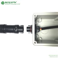 Waterproof Solar AC Connectors 3P AC Wire Connectors For Solar Inverter 500V AC Wire Coupler