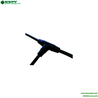 Photovoltaic 2 To 1 Solar T Branch Customized Solar Cable Harness Photovoltaic Wiring Harness